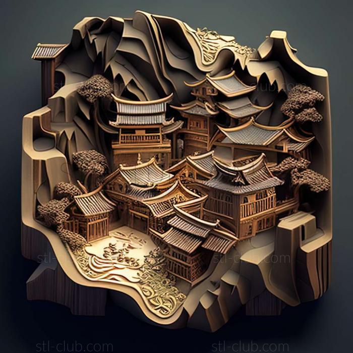 3D model Miaoli in Taiwan (STL)